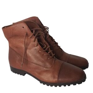 Westies Vintage Leather Brown Boots Size 7.5